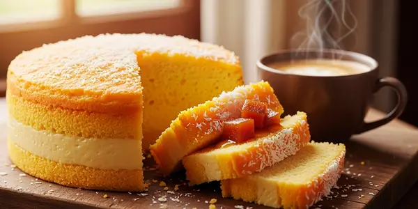 Bolo de Fubá Cremoso